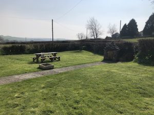 Large private garden