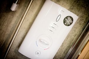 Electric shower cubicle